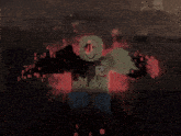 a roblox character with a letter r on his shirt