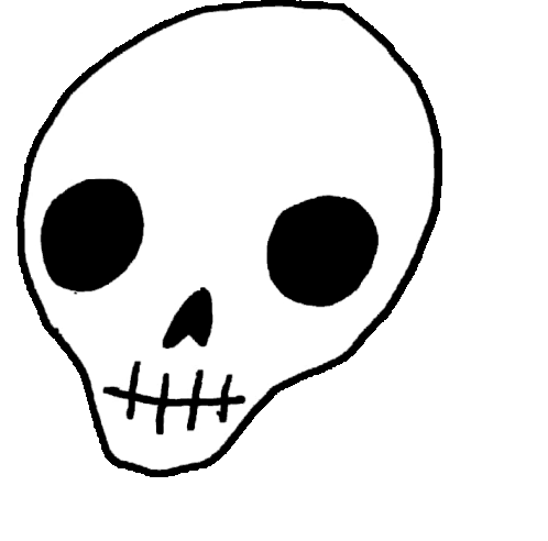 Tegan Teganiversen Sticker - Tegan Teganiversen Skull Stickers