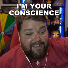Im Your Conscience Brian Hull GIF - Im Your Conscience Brian Hull Im Your Inner Voice GIFs