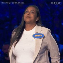 Standing Straight Family Feud Canada GIF - Standing Straight Family Feud Canada Standing Tall GIFs