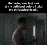 Normal Pills Taking One Last Good At My Girlfriend GIF - Normal Pills Taking One Last Good At My Girlfriend Taking One Last Look GIFs