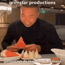 Grimstar Productions Grimstar GIF - Grimstar Productions Grimstar Watermelon GIFs