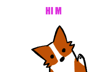 Hi M Hi Sticker - Hi M Hi Fox Stickers