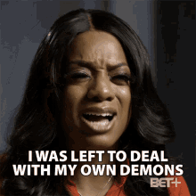 I Was Left To Deal With My Own Demons Left Out GIF - I Was Left To Deal With My Own Demons Left Out Deal With It GIFs