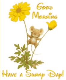 Good Morning Sunny Day GIF - Good Morning Sunny Day Mice GIFs