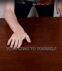 Your Lying To Yourself GIF - Your Lying To Yourself GIFs