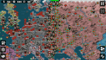 a screenshot of a game showing cities such as munich prague and barcelona