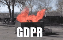 gdpr burning fire advertising digital advertising media