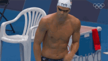 Neck Cracking Michael Andrew GIF - Neck Cracking Michael Andrew Usa Swimming Team GIFs