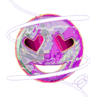 In Love Heart Emoji Sticker - In Love Heart Emoji Heart Eyes Emoji Stickers
