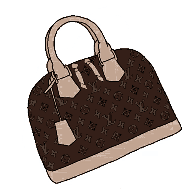 Louis vuitton 2025 bag cartoon