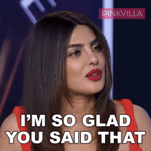 Im So Glad You Said That Priyanka Chopra Jonas GIF - Im So Glad You Said That Priyanka Chopra Jonas Pinkvilla GIFs