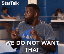We Do Not Want That Chuck Nice GIF - We Do Not Want That Chuck Nice Startalk GIFs