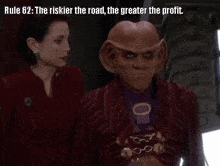 Rule 62 The Riskier The Road The Great GIF - Rule 62 The Riskier The Road The Great Er The Profit GIFs