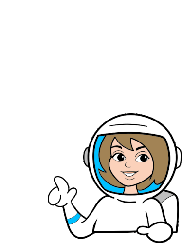 Ruanzikaad Astronaut Sticker - Ruanzikaad Astronaut Wink Stickers