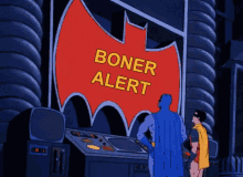 batman and robin boner alert boner warning