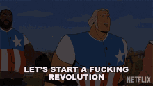 Lets Start A Fucking Revolution George Washington GIF - Lets Start A Fucking Revolution George Washington America The Motion Picture GIFs