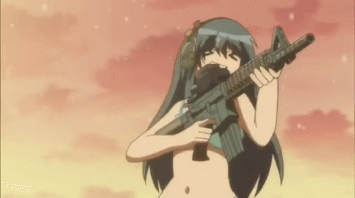 Hot Anime Girls With Guns Gifs | Tenor