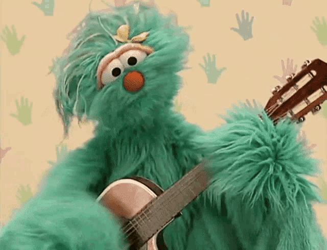 Sesame Street Rosita GIF - Sesame Street Rosita Guitar GIFs
