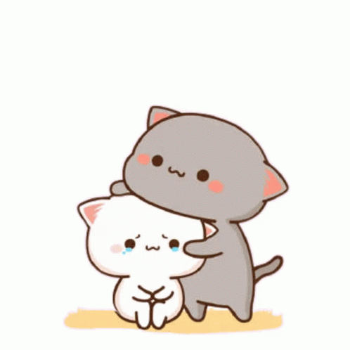 Peachcat Peachcat And Goma Sticker - Peachcat Peachcat And Goma Hugs 