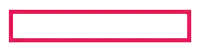 a red and white striped rectangle with a white border on a white background .