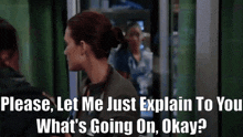 Chicago Med Natalie Manning GIF - Chicago Med Natalie Manning Please Let Me Just Explain To You Whats Going On Okay GIFs