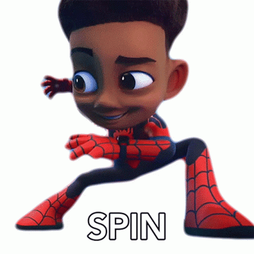 Spin Miles Morales Sticker – Spin Miles Morales Spidey And His Amazing ...