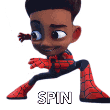 spin miles morales spidey and his amazing friends revolve rotate