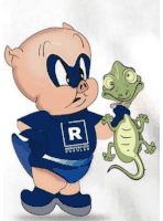 a cartoon character holding a lizard and wearing a shirt that says renovacion popular
