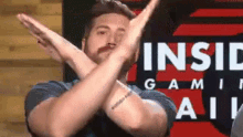 Inside Gaming X Hand Sign GIF - Inside Gaming X Hand Sign No GIFs