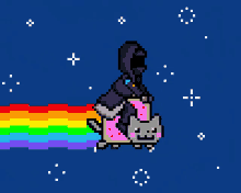 Arknights Doctor And Nyan Cat Meme GIF - Arknights Doctor And Nyan Cat Nyan Cat Arknights GIFs