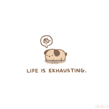 Cute Pug GIF - Cute Pug Life Is Exhausting GIFs