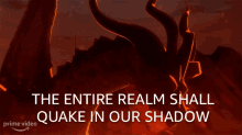 the entire realm shall quake in our shadow thordak red dragon the legend of vox machina ancient dragon