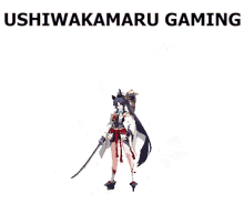 Ushiwakamaru Gaming GIF - Ushiwakamaru Gaming Melty Blood GIFs