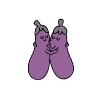 Kiss Eggplant GIF - Kiss Eggplant Emoji GIFs