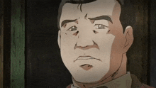 a close up of a man 's face with his eyes closed