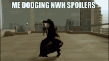 Me Dodging No Way Home Spoilers Spoilers GIF - Me Dodging No Way Home Spoilers Spoilers Nwh Spoilers GIFs