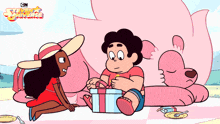 What'S Inside This Box Steven GIF - What'S Inside This Box Steven Connie Maheswaran GIFs