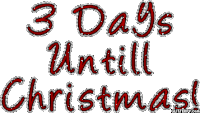 Christmas Countdown 3days Until Christmas Sticker - Christmas Countdown 3days Until Christmas Stickers