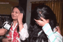 Helly Shah Mother And Daughter GIF - Helly Shah Mother And Daughter Interview GIFs