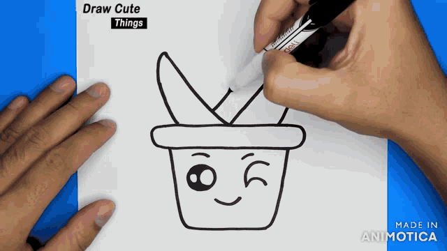 Draw Cute Things How To Draw GIF - Draw Cute Things How To Draw ...