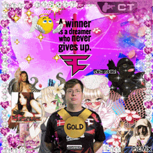 a winner is a dreamer who never give up
