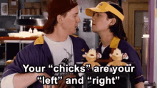 Your Chicks Are Your Left And Right - Randal In Clerks Ii GIF - Ohburn Burn Funny GIFs