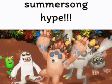Summersong My Singing Monsters GIF - Summersong My Singing Monsters Hype GIFs