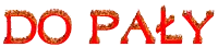 the word do paly is written in red with flames coming out of it