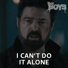 I Can'T Do It Alone Billy Butcher GIF - I Can'T Do It Alone Billy Butcher The Boys GIFs