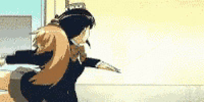Anime Hallway GIF - Anime Hallway Throw - Discover & Share GIFs