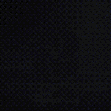 the letter s is glowing on a blue background .