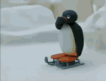 Pingu Kissed GIF - Pingu Kissed Penguin GIFs