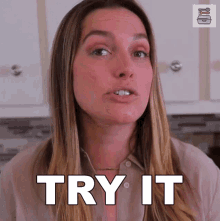 Try It Emily Brewster GIF - Try It Emily Brewster Food Box Hq GIFs